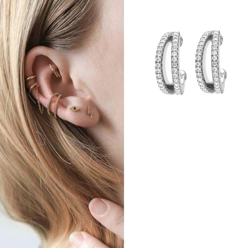 Earcuff Cobre Circón