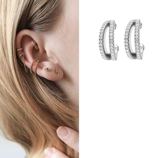 Earcuff Cobre Circón