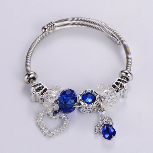 Pulsera Corazón Corona