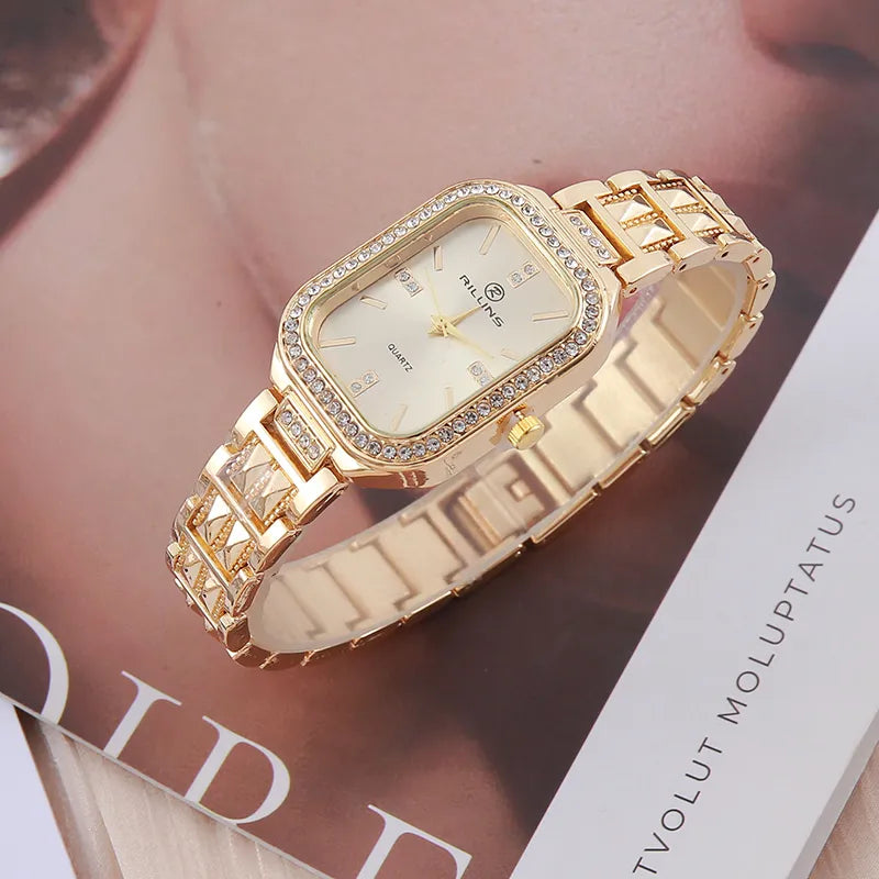 Reloj Elegante Dorado