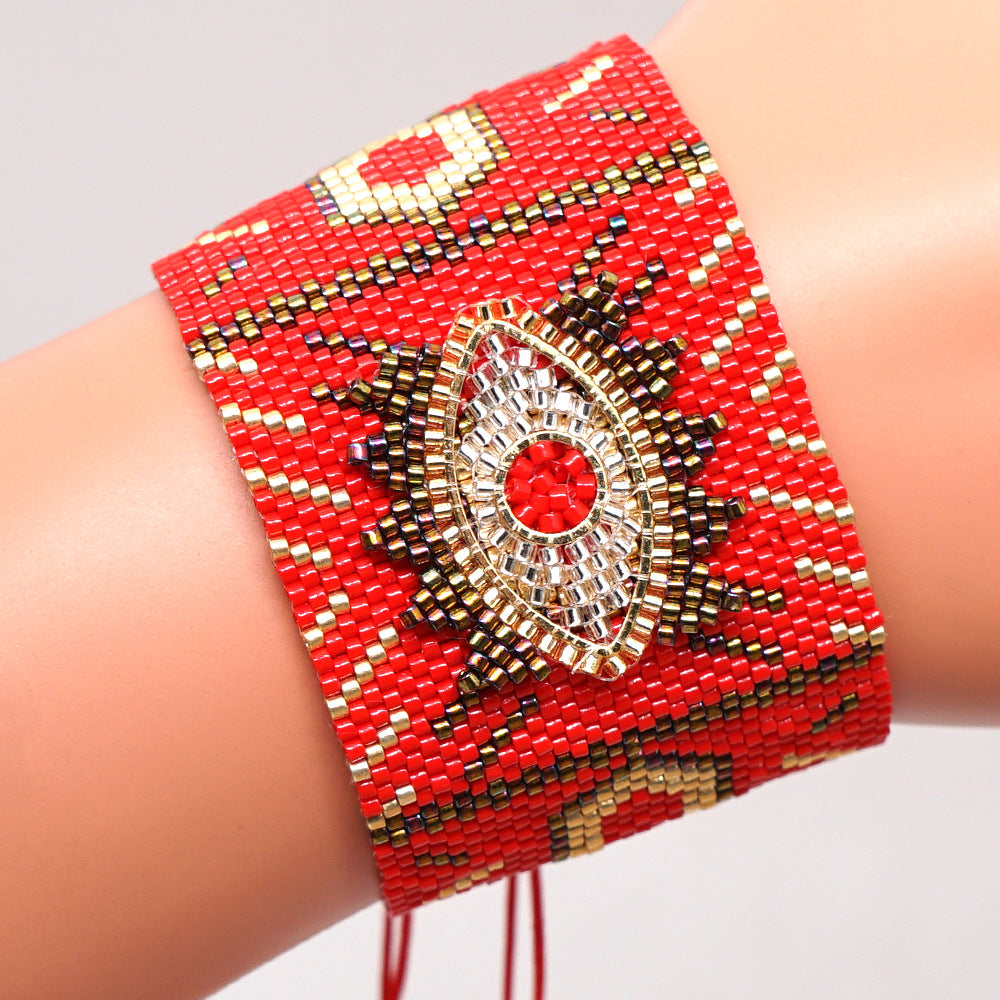 Pulsera Miyuki Gruesa