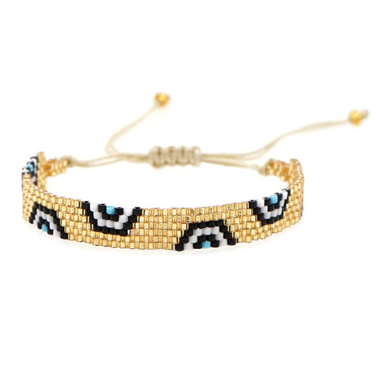 Pulsera Miyuki Dorada