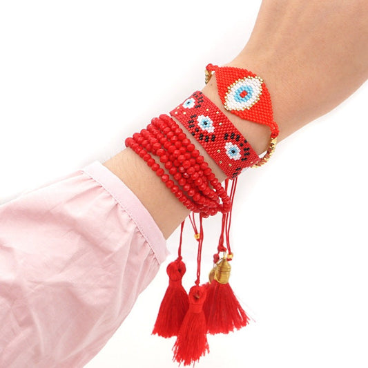 Pulseras Rojas Ojos